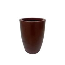 Vaso Planta Coluna Vermelho Polietileno 40x30x20 Mato Verde