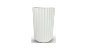 Vaso Planta Decorativo Jardim Sala 45cm Branco