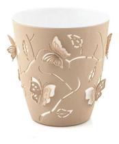 Vaso Planta Jarro Cachepot Flores Borboleta 3d 0,7l Plasvale