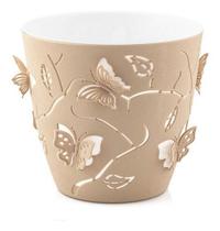 Vaso Planta Jarro Cachepot Flores Borboleta 3D 1,4L Plasvale Vaso Planta Jarro Cachepot Flores Borboleta 3D 1,4L Plasvale