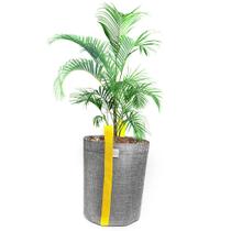 Vaso Plantas 30 Litros De Tela Decoração Cultivo Cinza