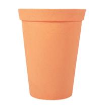 Vaso Plantas Cônico c/ Borda Atenas 66 Cm Terracota - Afort