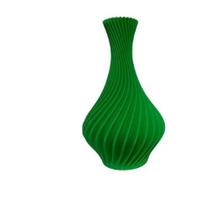Vaso Plantas Modelo Espiral Verde- Jarro Decoração 12Cm