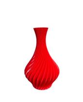 Vaso Plantas Modelo Espiral Vermelho- Jarro Decoração 12Cm