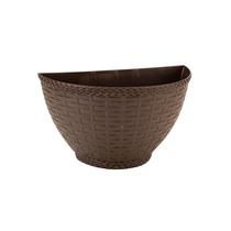 Vaso plas.ret.27x14x16cm p/parede