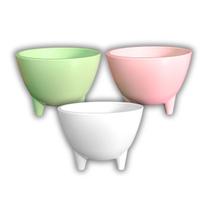Vaso Plast Redondo Com 3 Pés - 9cm x 7cm Vaso Plast Redondo Com 3 Pés - 9cm x 7cm