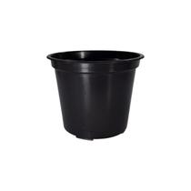 Vaso Plástico Preto 8,5x10,5cm De Qualidade - 2 Unidades