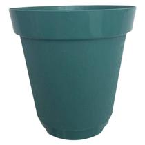 Vaso Plástico Texturizado Toscana (14x14) Verde RIQUEPLÁS