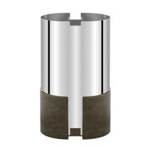 Vaso Poiesis Grande Níquel com Base em material sintético Vaso Poiesis Grande Níquel com Base em material sintético