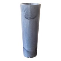 Vaso Polietilenio Grafite Cone Plantas E Flores 70 Cm