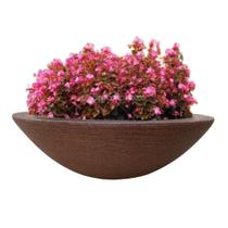 Vaso Polietileno Bacia Para Plantas Flores Jardim Luxo 50cm