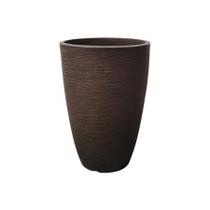 Vaso Polietileno Japi Cônico Moderno JVOMK30 Café