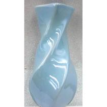 Vaso Porcelana Vitrificado Super Brilhoso NA COR AZUL LINDO -SEM FLOR