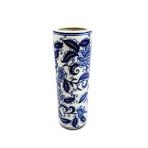 Vaso Porta Guarda Chuva Decorativo ul E Branco 34X11Cm P