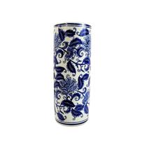 Vaso Porta Guarda Chuva Decorativo ul E Branco 40X15Cm M