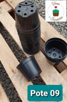 Vaso Pote 09 Redondo Suculentas Jardim - Kit c/50u Vaso Pote 09 Redondo Suculentas Jardim - Kit c/50u