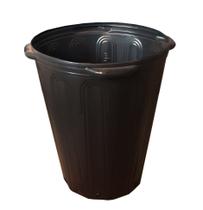 Vaso Pote Preto P/ Plantio De Mudas Plástico 21 Litros 3 un