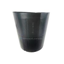 Vaso Pote Preto para Mudas Plástico 18 Litros Nutriplan Kit 100