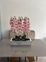 Vaso Prata Grande Espelhado Decoração Sala 60X20 Vaso Prata Grande Espelhado Decoração Sala 60X20