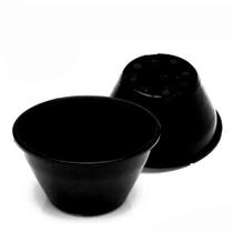 Vaso Preto Tipo Cuia Pote 12 cm - Ideal para Plantas Vaso Preto Tipo Cuia Pote 12 cm - Ideal para Plantas