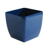 Vaso Quadrado 16x15cm 3L Oxford Azul Plástico VO16QZC