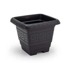 Vaso Quadrado 2,1 Litros Plastico Preto