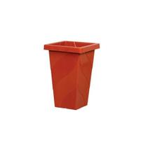 Vaso Quadrado Coluna Telha Medio Ceramico 19L 44X29X29Cm De Plastico - Plasnew