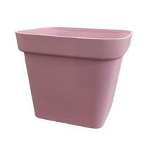 Vaso Quadrado Florata Rosa 3,8 Litros - 19cm x 19cm