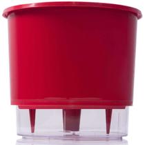 Vaso Raiz Auto Irrigável 16x14 Vermelho Área Interna Externa