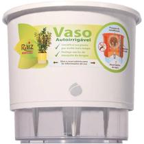 Vaso Raiz Auto Irrigável Branco N3 16x14cm - Ou