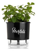 Vaso Raiz Auto Irrigável Gourmet 16Cm Autoirrigável Te Horte