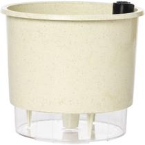 Vaso Raiz Autoirrigável Médio N3 16x14 Calcário Terrazzo Planta Tempero Flor Auto Irrigável