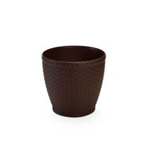 Vaso Rattan M2 4,6 Litros Coffee Injeplastec Vaso Rattan M2 4,6 Litros Coffee Injeplastec