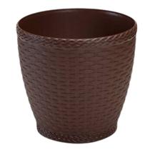 Vaso Rattan Redondo M2 (750ml) Coffee INJEPLASTEC