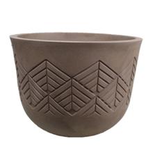 Vaso Redondo 42 Tribo Japi Marrom/Macchiato Vaso Redondo 42 Tribo Japi Marrom/Macchiato