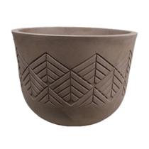 Vaso Redondo 52 Tribo Japi Marrom/Macchiato Vaso Redondo 52 Tribo Japi Marrom/Macchiato