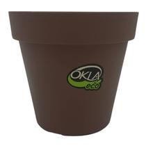 Vaso Redondo Bari ECO (15X13) Cor Tabaco OKLA