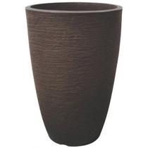 Vaso Redondo Cônico Moderno 30 Japi Marrom Vaso Redondo Cônico Moderno 30 Japi Marrom