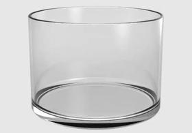 Vaso Redondo de Vidro Transparente 11x14cm - Flor Arte Vaso Redondo de Vidro Transparente 11x14cm - Flor Arte