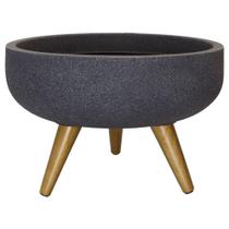 Vaso Redondo Decore Com 45cm Gráfite - Jvrdg45 - Japi