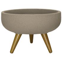 Vaso Redondo Decore com 45cm Mármore - JVRDR45 - JAPI Vaso Redondo Decore com 45cm Mármore - JVRDR45 - JAPI