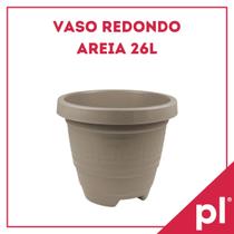 Vaso Redondo Extra Grande 26lts Plástico - 2 Unidades Vaso Redondo Extra Grande 26lts Plástico - 2 Unidades