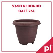 Vaso Redondo Extra Grande 26lts Plástico - 2 Unidades Vaso Redondo Extra Grande 26lts Plástico - 2 Unidades