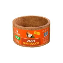 Vaso Redondo Fibra de Coco Nutricoco N 2 (9,5x16cm) Vaso Redondo Fibra de Coco Nutricoco N 2 (9,5x16cm)