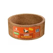 Vaso Redondo Fibra De Coco Nutricoco N 4 (13x25,5cm) Vaso Redondo Fibra De Coco Nutricoco N 4 (13x25,5cm)