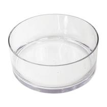 Vaso Redondo Floreira Terrario Cilindro Em Vidro Suculentas, Arranjos 24X10Cm