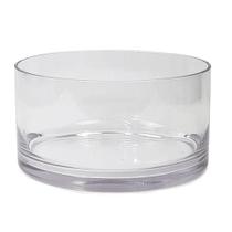 Vaso Redondo Floreira Terrario Cilindro em Vidro Suculentas, Arranjos 24x20cm