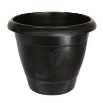 Vaso Redondo Grande Preto de Plástico 25291 Arqplast Vaso Redondo Grande Preto de Plástico 25291 Arqplast