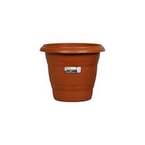 Vaso Redondo Marrom 23X18Cm Rischioto
