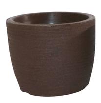 vaso redondo para plantas material plastico